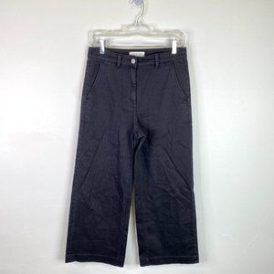 EVERLANE WOMEN'S BLACK WIDE LEG PANTS SZ 6